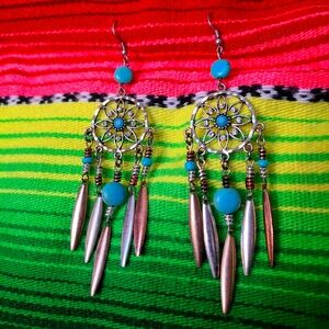 Dream Catcher Dangling Earrings